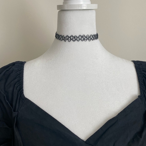 Chokers (6 counts) Black - Picture 4 of 6